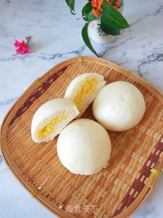 奶黄包的做法