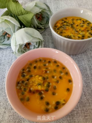 百香果牛奶布丁