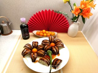新年菜谱（一）&茄子百合花的做法