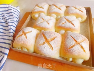 日式牛奶面包卷的做法