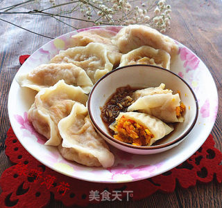 窝瓜胡萝卜猪肉水饺的做法