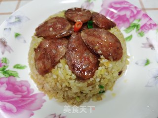 腊肠炒饭
