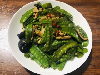 小炒荷兰豆的做法