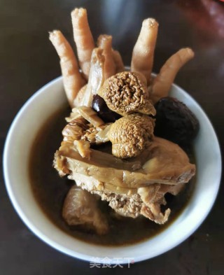 双菌鸡汤的做法