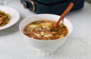 暖身开胃酸辣汤的做法