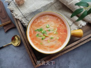 儿童餐之番茄鱼汤面❤️营养鲜美，开胃补钙