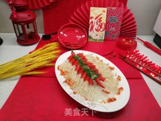 新年菜谱（六）年夜饭上的喜庆鞭炮金针菇