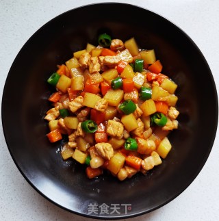 炒三丁的做法
