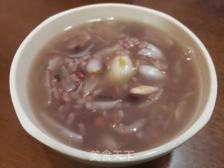 百合赤豆粥的做法