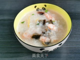 皮蛋虾仁粥的做法