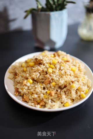 鸡肉玉米炒饭