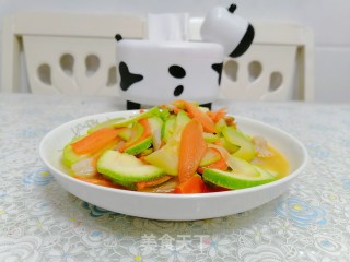 笋瓜炒肉片的做法