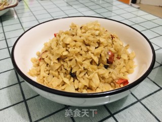 广东菜脯炒干辣椒的做法