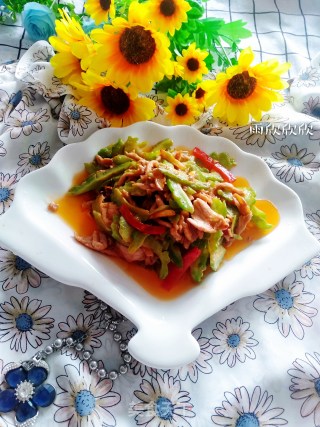 苦瓜炒肉丝的做法