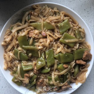 芸豆焖面的做法