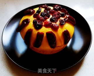 南瓜红枣发糕的做法