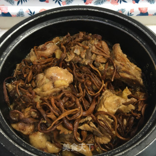 虫草花炖草鸡的做法