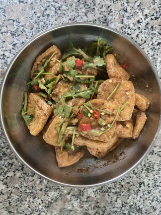 简易版油炸臭豆腐的做法