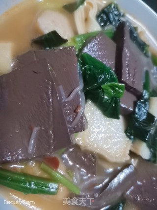 鸭血粉丝汤的做法