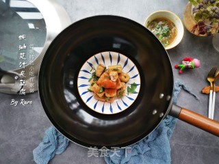 蚝油芡汁臭豆腐的做法