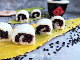 山药黑米卷的做法