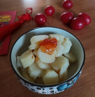 果酱拌山药的做法