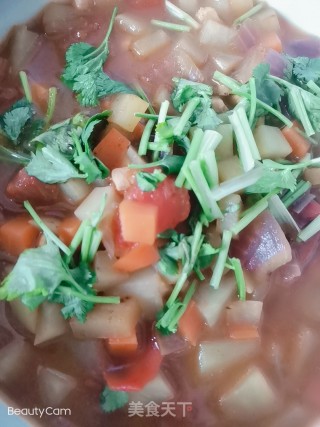 土豆丁打卤的做法