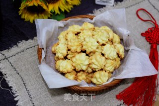 奶香曲奇饼干的做法
