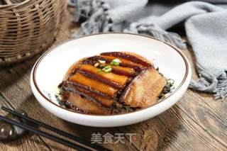 四合院家香之盐菜扣肉的做法