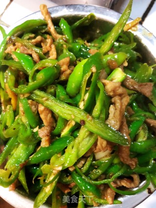 青椒肉丝的做法
