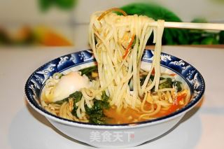 快手早餐热汤面的做法