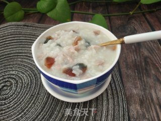 皮蛋瘦肉粥的做法