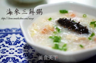 海参三鲜粥的做法