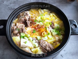 羊蝎子炖白菜的做法