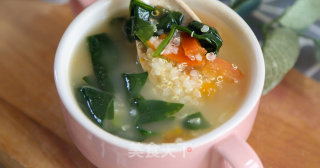 藜麦青菜番茄汤的做法