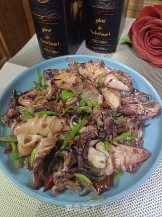 大葱炒海兔的做法
