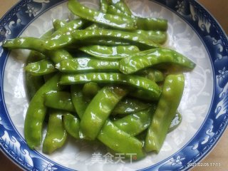 清炒荷兰豆的做法