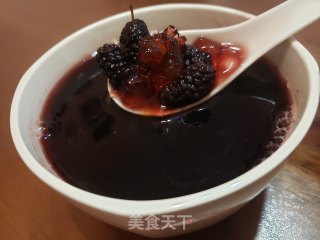 桑葚桃胶的做法