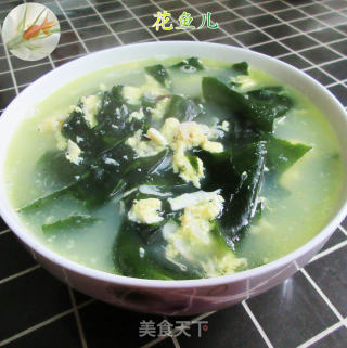 裙带菜蛋花汤的做法