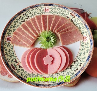 火腿拼盘的做法