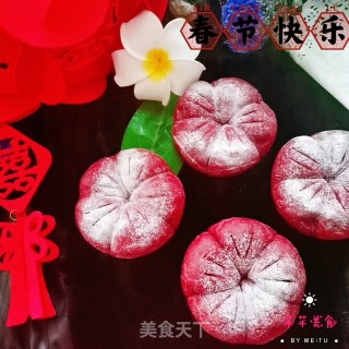 小红花面包的做法