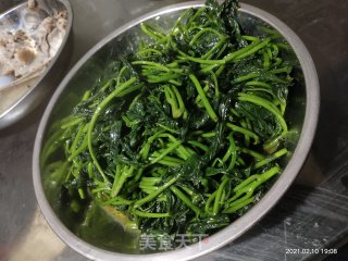 清炒地瓜苗的做法