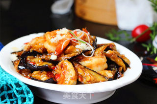 鱼香虾球茄子的做法