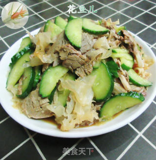 银耳牛肉炒青瓜的做法