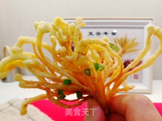 金针菇这样做更好吃～酥脆金针菇的做法
