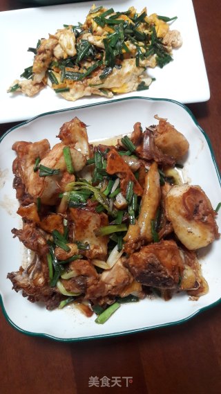香葱炒鸡的做法