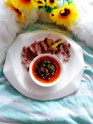蘸水瘦肉的做法