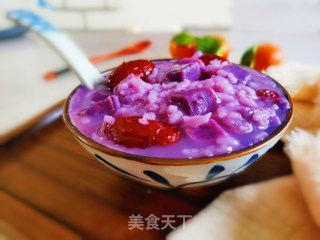 紫薯红枣粥的做法