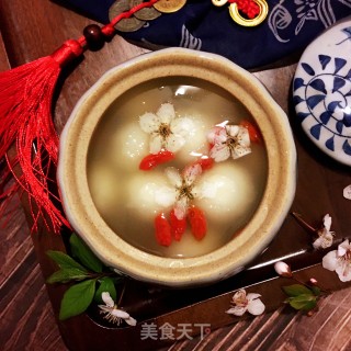 无花果干煮汤圆