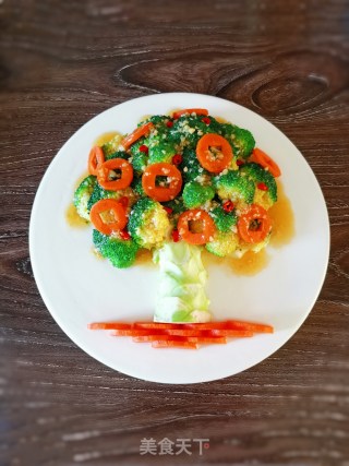 西兰花发财树的做法